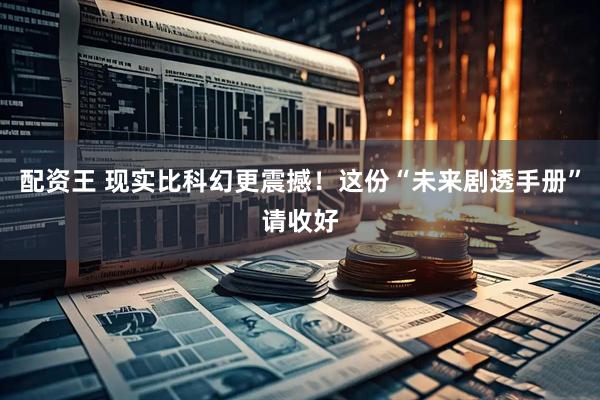 配资王 现实比科幻更震撼！这份“未来剧透手册”请收好